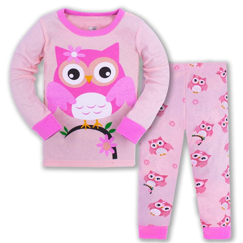 Pyjama Hibou Rose