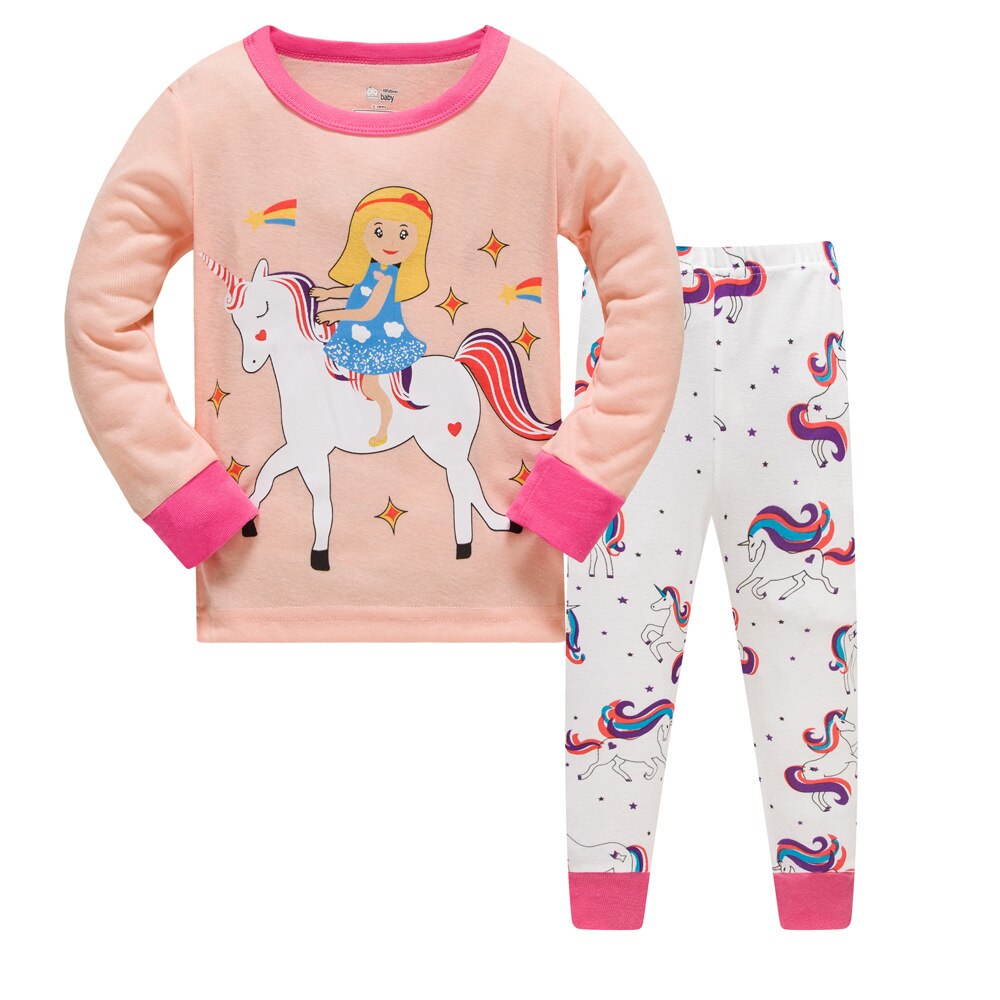 Pyjama Licorne Fille Blonde