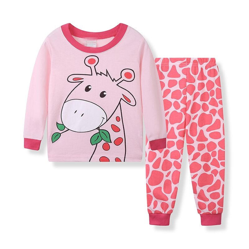 Pyjama Girafe Rose