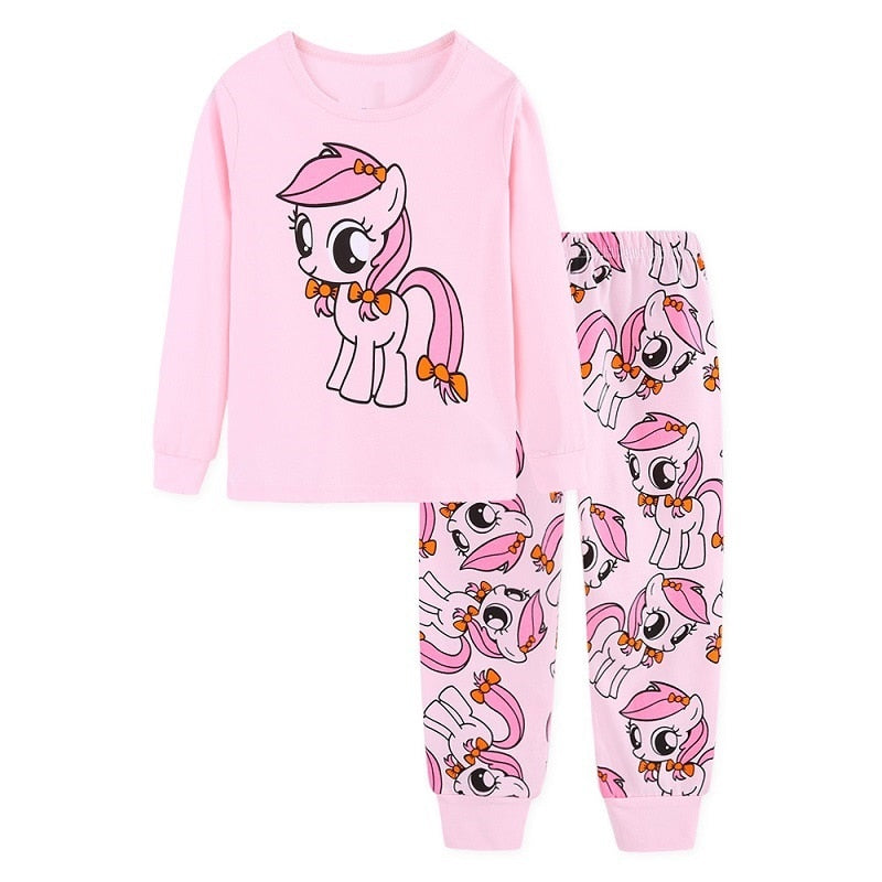 Pyjama Poney Rose