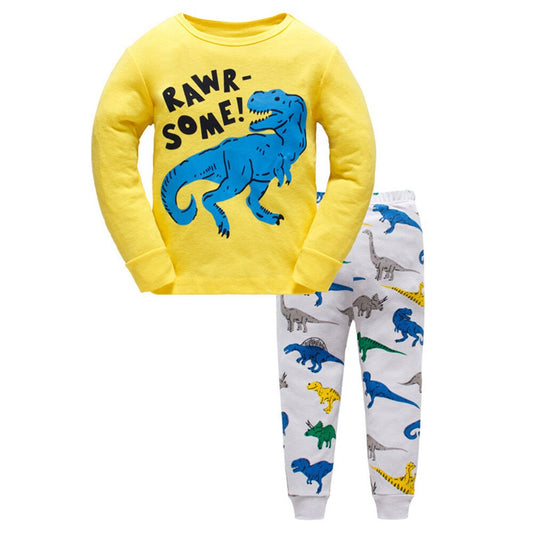 Pyjama Dinosaure Jaune