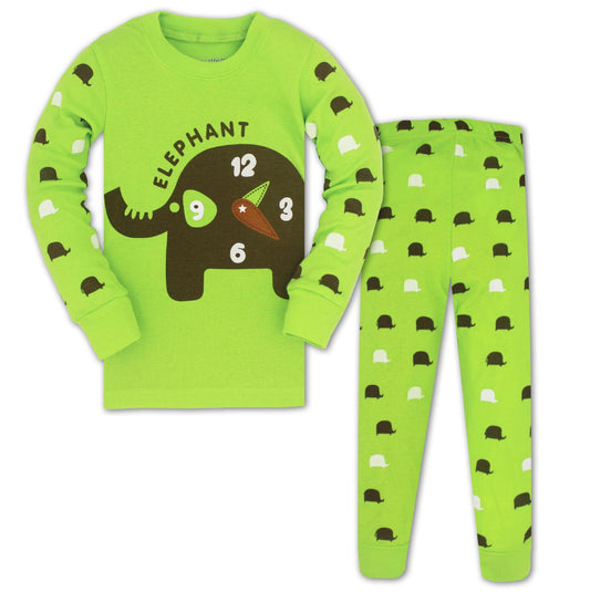 Pyjama Éléphant Vert